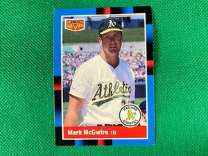 1988 Donruss Bonus MVP's #BC23 Mark McGwire SP Oakland Athletics - Picture 1 of 1