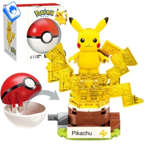Mattoncini Costruzioni Pokémon Pikachu 9cm Building Blocks Collezione - Imagen 1 de 6