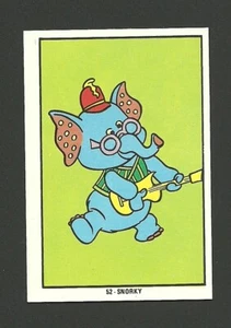The Banana Splits TV Show Vintage 1973 Hanna Barbera Spanish Card Snorky #52 - Picture 1 of 1