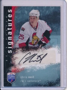 Tarjeta UD BAP 2007-08 CERTIFICADA POR CHRIS NEIL #S-CN Ottawa Senators - Imagen 1 de 1