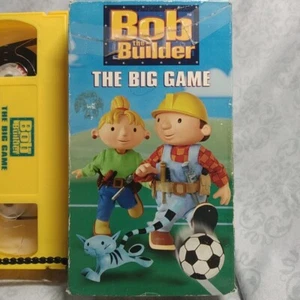 Bob The Builder The Big Game (VHS, 2003) Soft Sleeve Animated Cartoon SWB Combin - Picture 1 of 3