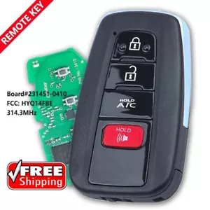 231451-0410 HYQ14FBE Keyless Remote Key Fob for Toyota Prius Prime 2017-2021 - Picture 1 of 1