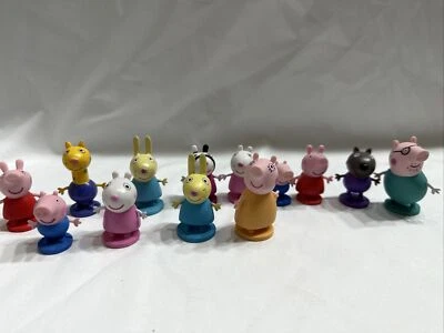 Figuras de Conejo De Colección Peppa Pig 12 Amigos Pedro Pony Danny Perro Zoe Cebra Rebecca Foto 1 de 4