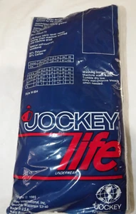 Vintage 1985 Jockey Life Tapered Slim Guy Boxershorts W-884 hergestellt in den USA schwarz Streifen 38 - Bild 1 von 7