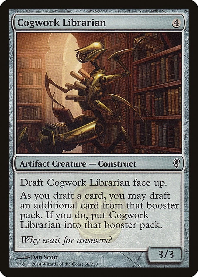 Cogwork Librarian 58 LP Normal Conspiracy MTG EN - Image 1 of 1