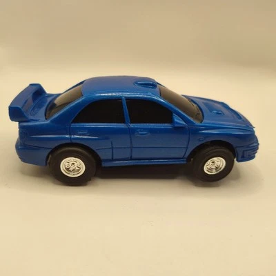 1/43 Slot Car Lighted 1:43 blue  Runs Artin Carrera Not HO - Image 1 of 4