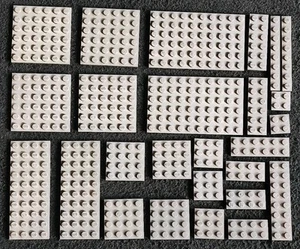 LEGO Dark Grey Plates Bundle Flat Base x26 Pieces Building Floor Lot 6x6 6x10 - Picture 1 of 4