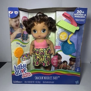 Baby Alive Super Snacks Snackin' Noodles Babypuppe 20+ Sounds & Sätze - Bild 1 von 4