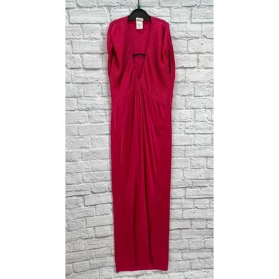Vintage Donna Richard V Empire Waist Nightgown House Dress Magenta Pink Size S - Image 1 of 4