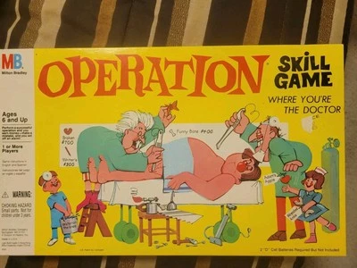 Operation Game 1965 (Missing Neck & Knee) Milton Bradley - Image 1 of 4