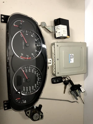 Mazda 6 GG GY Security ECU Set Kit 2.3 L3 Manual Series 1 02-05 L33918881F - Image 1 of 4