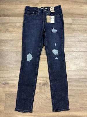 Levi's Women's 311 Shaping Skinny Mid Rise Blue Denim Jeans Size 4 27x30 NWT - Image 1 of 4