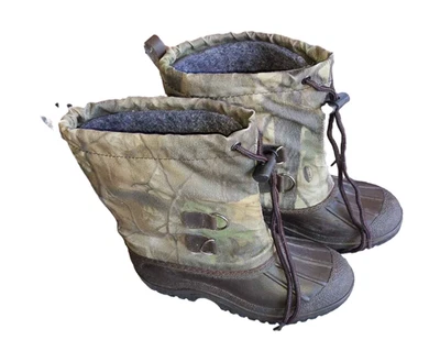 Paquete de botas de invierno camufladas para hombre botas de pato impermeables aisladas Foto 1 de 3