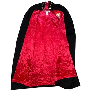 Vintage Knights Of Columbus Ceremonial Cape Umhang schwarz/rot The English Company - Bild 1 von 11