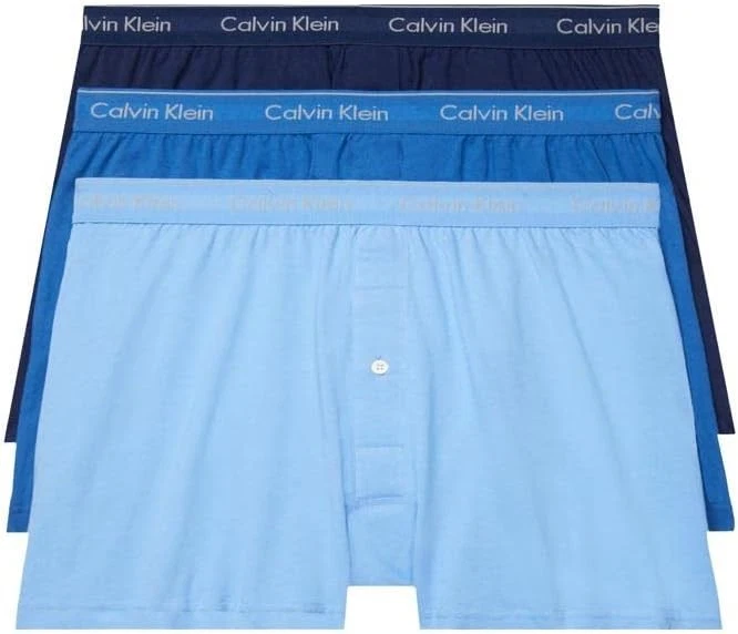 Calvin Klein Cotton Classics 3-pack Knit Boxers, Small, MSRP $46.00 - Image 1 of 1