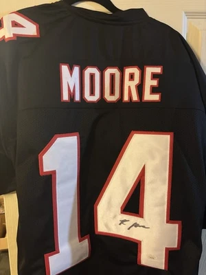 Autographed/Signed Rondale Moore Atlanta Black Football Jersey JSA COA - Image 1 of 4