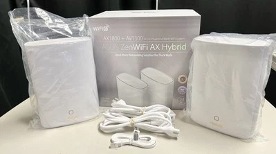 ASUS ZenWiFi AX Hybrid - AX1800/AV1300 WiFi 6 Dual-Band Gigabit Wireless Router - Image 1 of 4