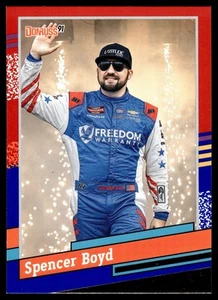 Donruss Racing 2024 rojo y azul #122 Spencer Boyd - Imagen 1 de 2