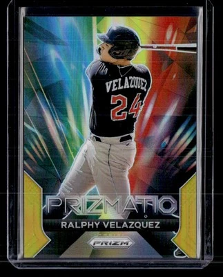 2024 Panini Prizm #19 Ralphy Velazquez Prizmatic Gold Prizms SN - Image 1 of 2