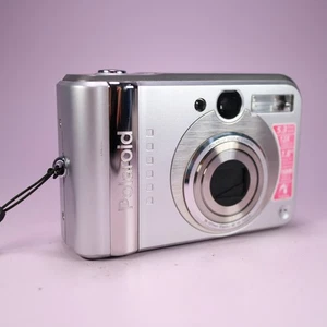 Polaroid Flip Screen Digital Camera a530 5.3MP Silver Tested - Picture 1 of 12
