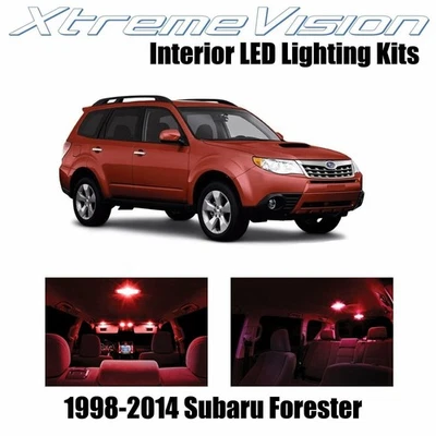 XtremeVision Interior LED for Subaru Forester 1998-2014 (6 PCS) Red - Image 1 of 4