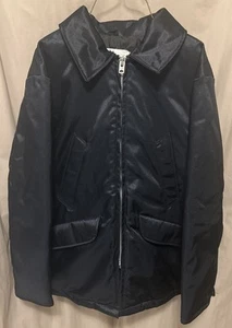 Abrigo azul marino de lana dorada industrial chaqueta de alta resistencia talla grande con capucha - Imagen 1 de 4