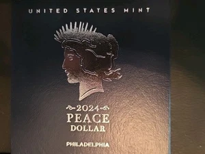 2024 Peace Dollar- Philadelphia OGP COA 24XH - Picture 1 of 5