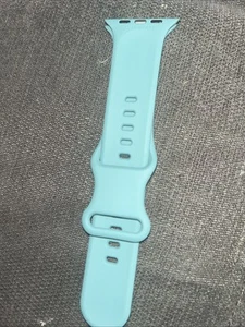 Apple Watch Sport Band Teal Silicone Strap 42/44/45 MM - Zdjęcie 1 z 2