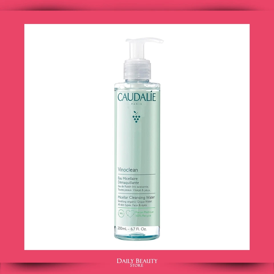 Agua Micelar Limpiadora Caudalie Vinoclean 200 ml 6,7 OZ NUEVA ENVÍO RÁPIDO Foto 1 de 4