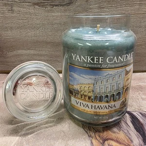 Yankee Candle Large Jar Viva Havana Scented Candle Fresh Collection 2017 VHTF - Picture 1 of 4