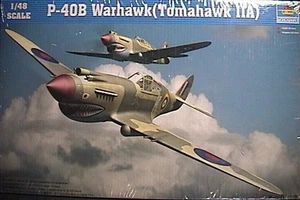 1/48 Curtiss P-40B Warhawk Trumpeter Kit - Picture 1 of 1