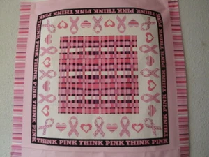 Breast Cancer "Think Pink" Panel by Windham Prints for Choice Fabrics - Picture 1 of 2