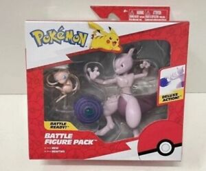 Pokémon Battle Figure Pack MEW & MEWTWO 2-Pack JAZWARES 2022 New & Sealed!