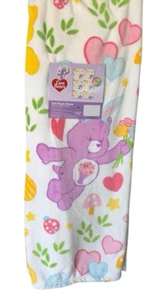 Care Bears Easter Basket Spring Flowers Bouquet Hearts 50X70" Throw Blanket NEW - Picture 1 of 3