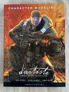 d'artiste Character Modeling 2 Digital Artists Masterclass PB Book With Case Vgc - Picture 1 of 13
