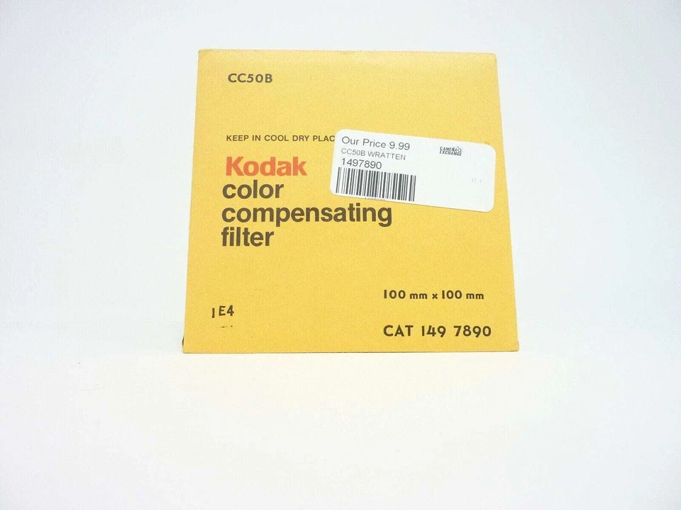 Kodak CC50B 100mm x 100mm Filter (1497890) - Image 1 of 1