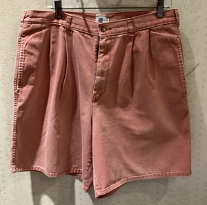 Pantalones cortos Puritan of Cape Cod Regata rojo 36 plisados - Imagen 1 de 6