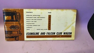 Ford Econoline Van & Falcon Club Wagon 1967 vintage manual del propietario Foto 1 de 3