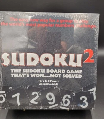 SUDOKU 2 Boardgame Puzzle TDC Games Math Numbers Skill Fun School Puzzle  - Image 1 of 4