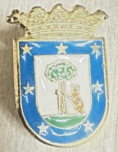 Spanien,Espana,Wappen von Madrid,alte Vintage Pin,Abzeichen,Revers - Bild 1 von 3