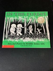 In the Forest by Marie Hall Ets Caldecott Honor Book 1989 Scholastic - Picture 1 of 3