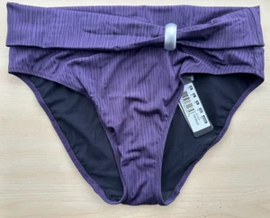 Fantasie St Kitts Bikini Bottoms Fold Brief 5794 Loganberry Purple S (10) M (12) - Picture 1 of 12