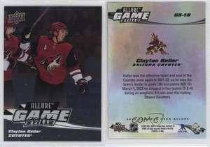 2022-23 Upper Deck Allure Game Stills Clayton Keller #GS-19