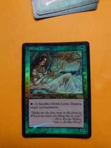 Elvish Lyrist. Rare Elf Magic the Gathering Card. foil DCI PROMO as pics - Picture 1 of 5