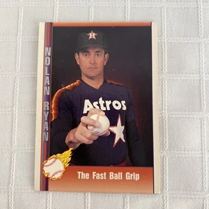 Tarjeta de béisbol Pacific NOLAN RYAN 1991 - The Fast Ball Grip # 41 - Imagen 1 de 3