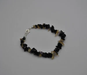Splitter Armband mit Schwarz Onyx, Citrin und Amethyst - Bild 1 von 1