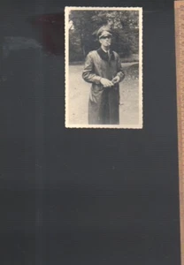 (b92402) Offizier 1940 im Ledermantel, aus Nachlass Flieger Retsch, Flieg - Bild 1 von 1