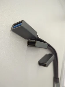 Adapter USB Type C 3Port High Speed Multi USB Splitter PC Laptop Macbook NEW - Picture 1 of 5