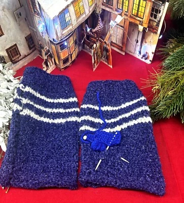 Stocking Fillers: Hand Made Fingerless Mittens 100% wool - Image 1 of 4