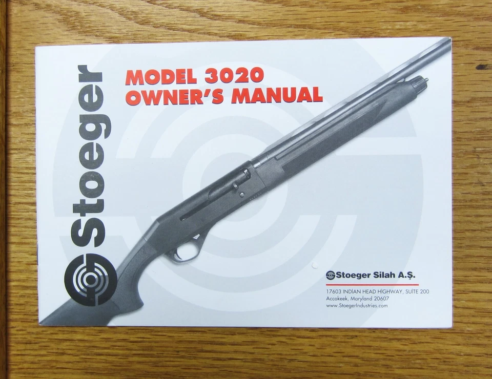 Escopeta semiautomática manual del propietario Stoeger 3020 Foto 1 de 1